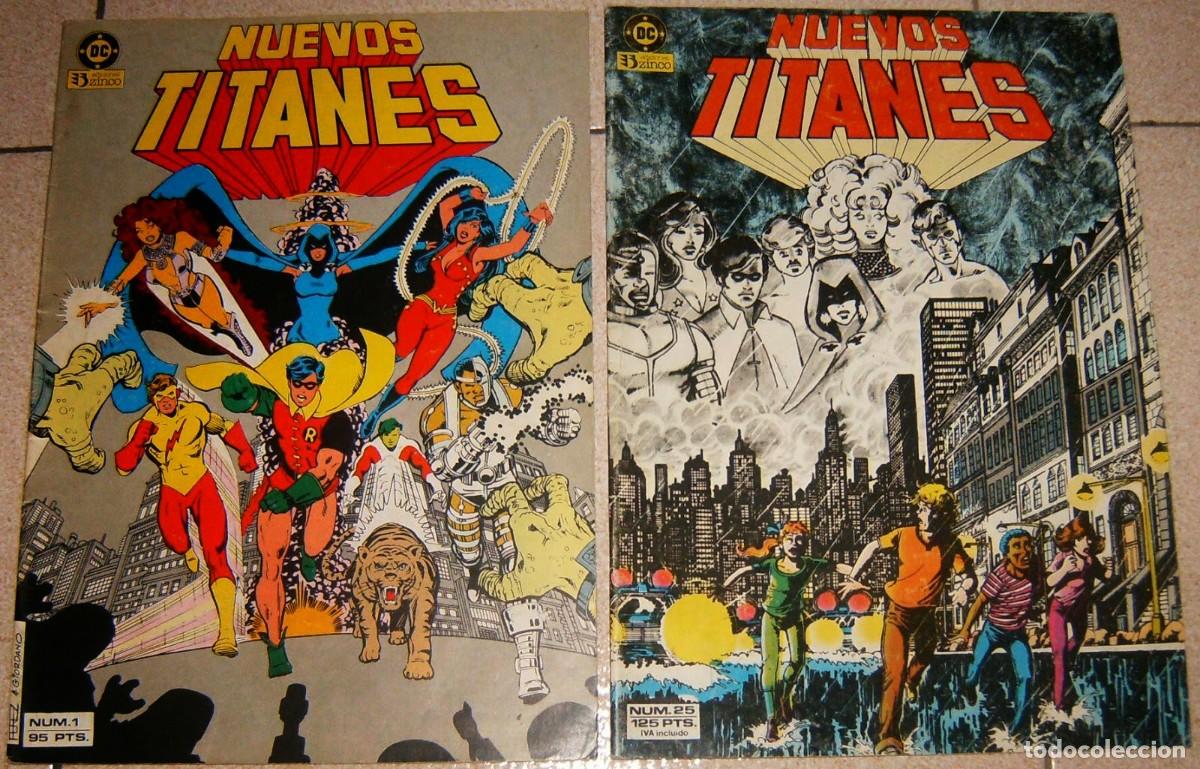 C&oacute;mics: NUEVOS TITANES vol.1 Ediciones ZINCO 1 a 50 COMPLETA - Foto 3