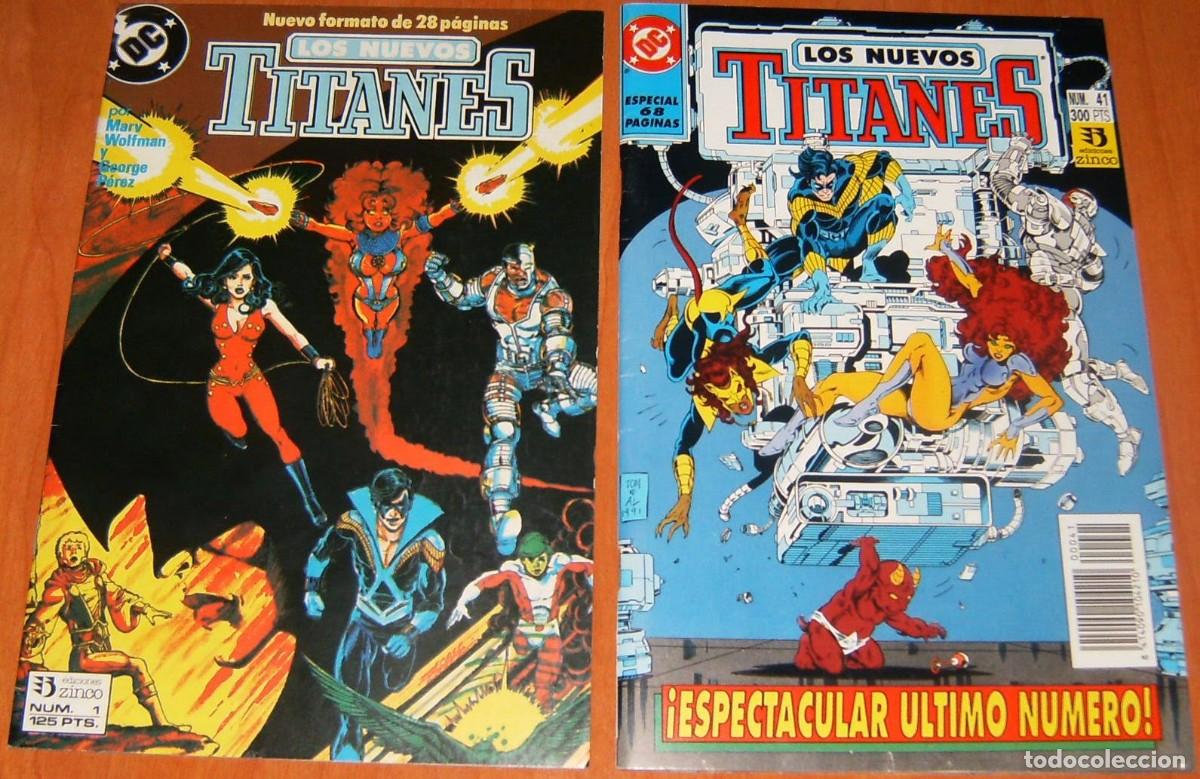 C&oacute;mics: NUEVOS TITANES vol.2 Ediciones ZINCO 1 a 41 COMPLETA - Foto 3
