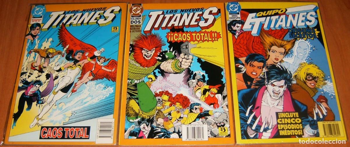C&oacute;mics: LOS NUEVOS TITANES y EQUIPO TITANES continuaci&oacute;n del vol.2 Ediciones ZINCO 3 Tomos