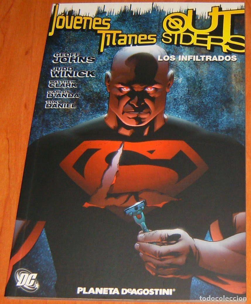 C&oacute;mics: JOVENES TITANES y OUTSIDERS Tomo Especial . Saga Los Infiltrados Completa . Editorial PLANETA