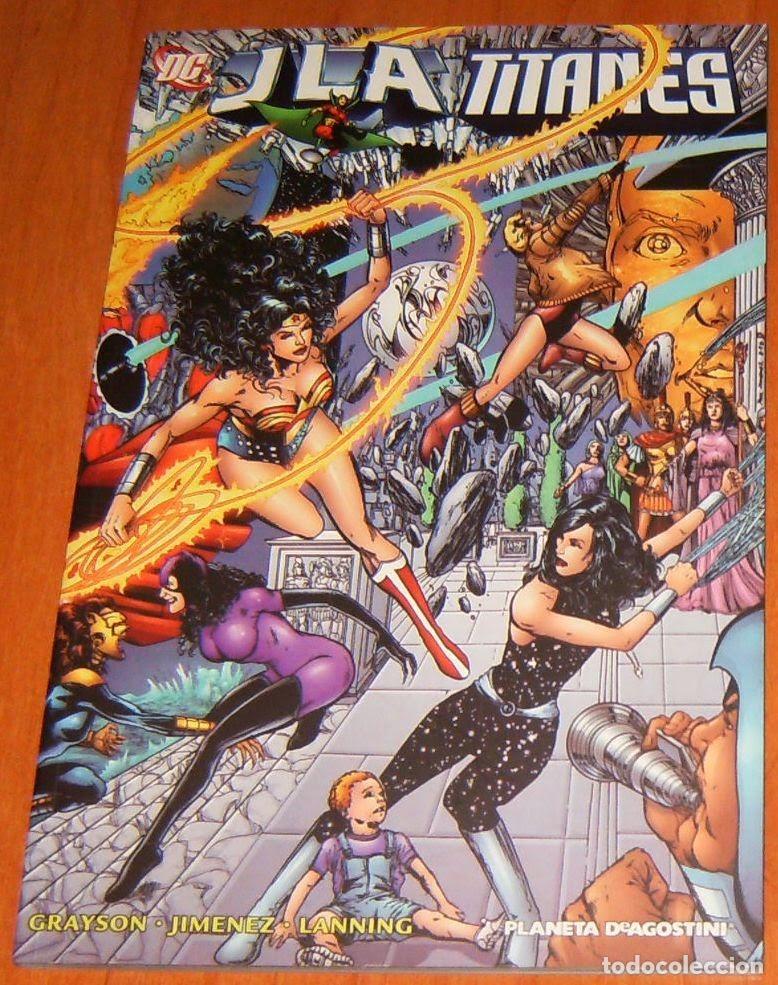 C&oacute;mics: JLA y TITANES Editorial PLANETA TOMO UNICO - Foto 1