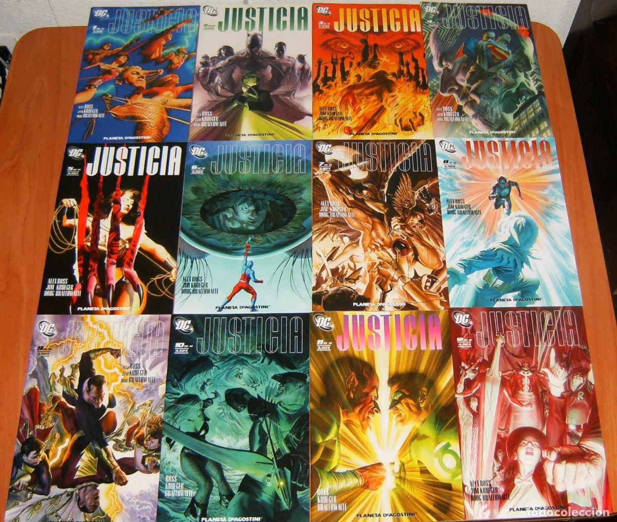 C&oacute;mics: JUSTICIA de ALEX ROSS y JIM KRUEGER Planeta 1 a 12 COMPLETA