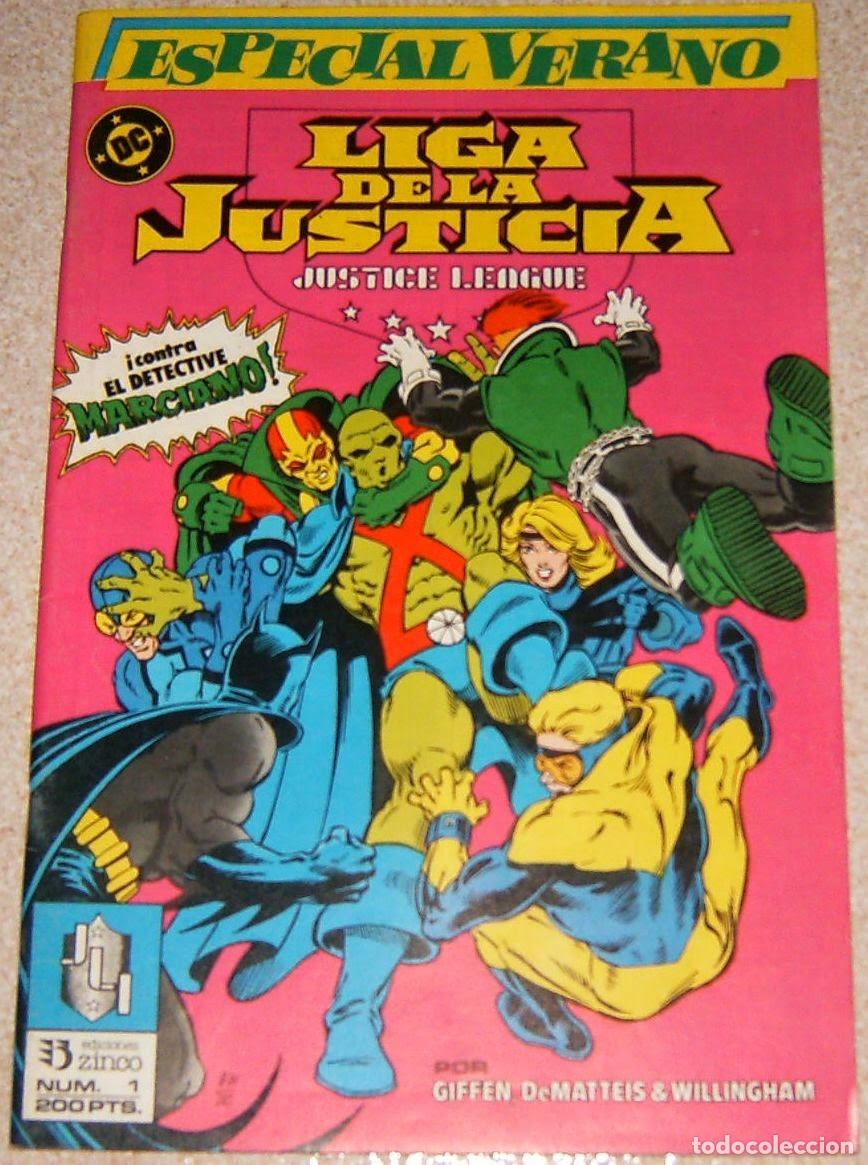 C&oacute;mics: LIGA DE LA JUSTICIA Justice League ESPECIAL VERANO Ed. Zinco. Grapa
