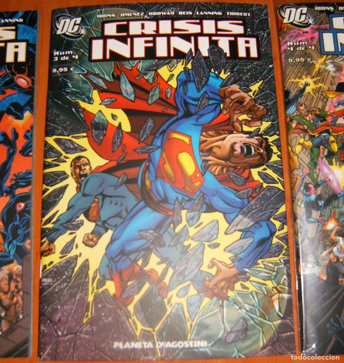 C&oacute;mics: CRISIS INFINITA Planeta 1 2 3 4 Miniserie COMPLETA