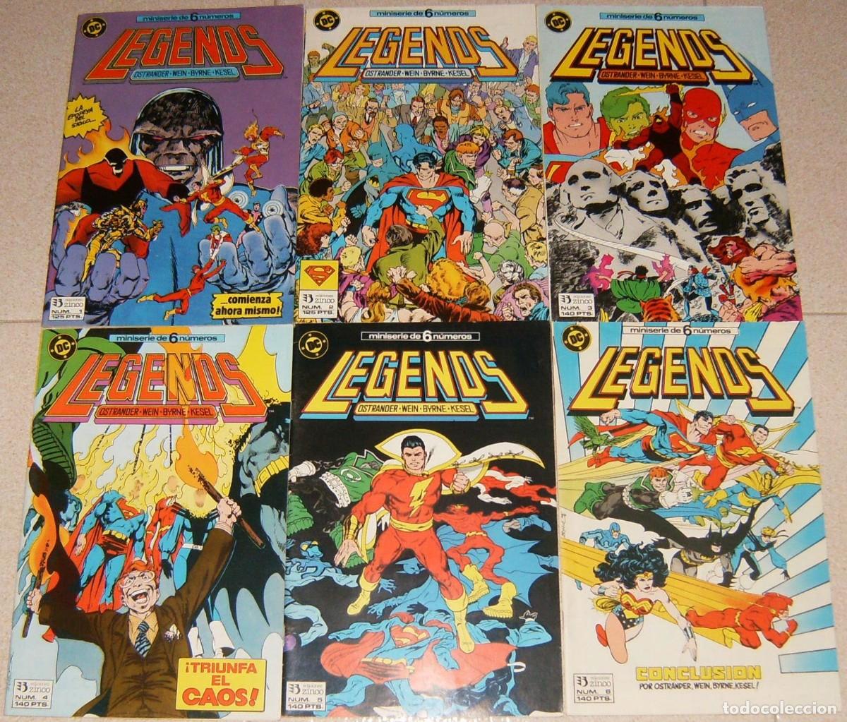 C&oacute;mics: LEGENDS. Zinco, 1 2 3 4 5 6 OBRA COMPLETA