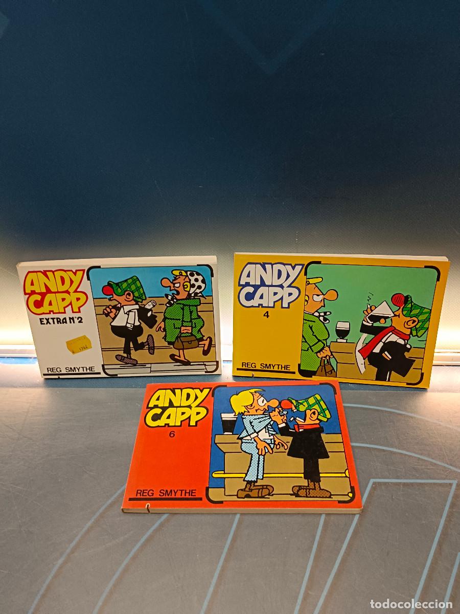 C&oacute;mics: ANDY CAPP - REG SMYTHE - n&ordm; 2, 4 y 6, 3 numeros