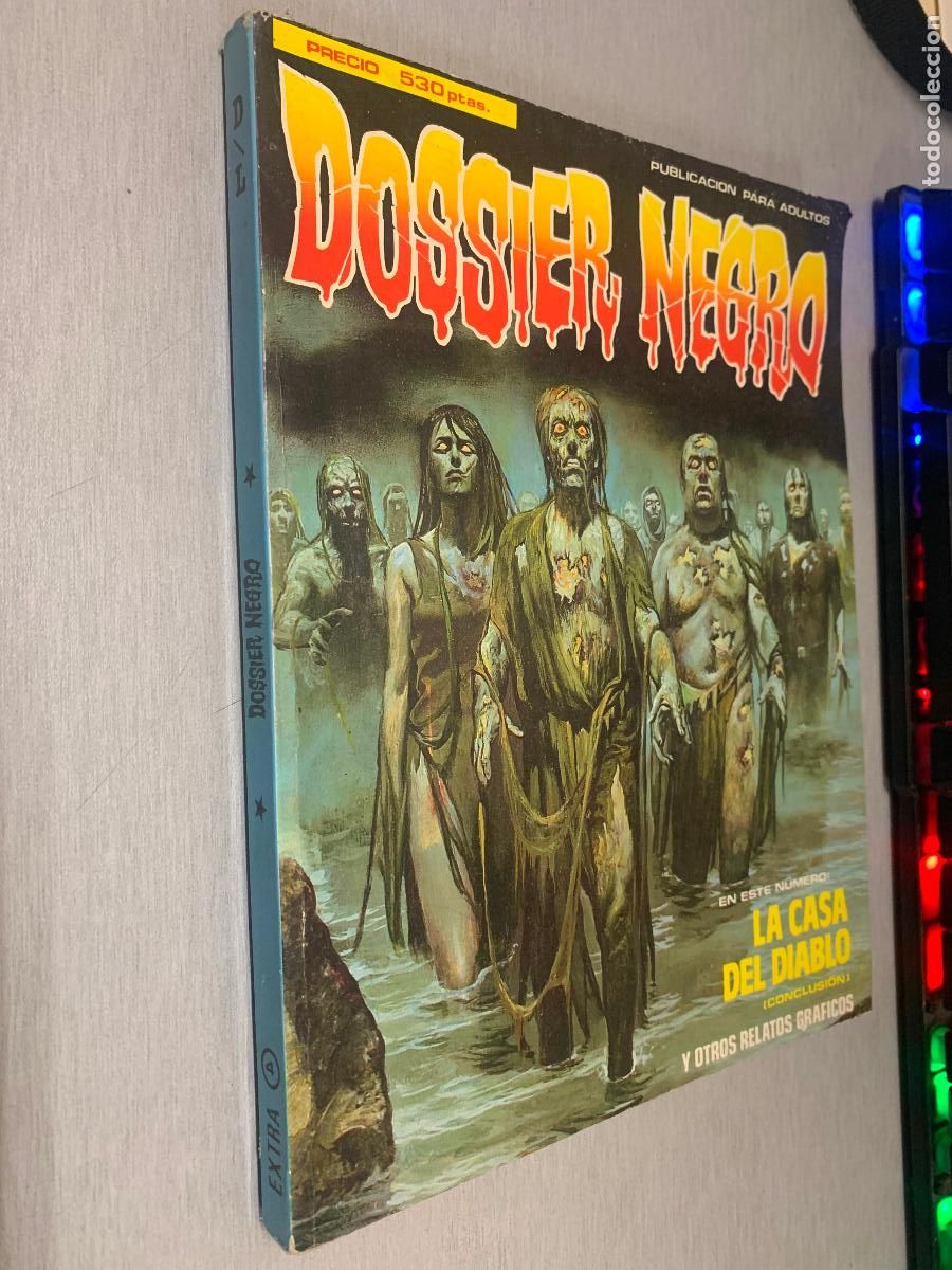 C&oacute;mics: DOSSIER NEGRO EXTRA 4: LA CASA DEL DIABLO (CONCLUSI&Oacute;N) Y OTROS / RETAPADO N&Uacute;MEROS 169 A 173