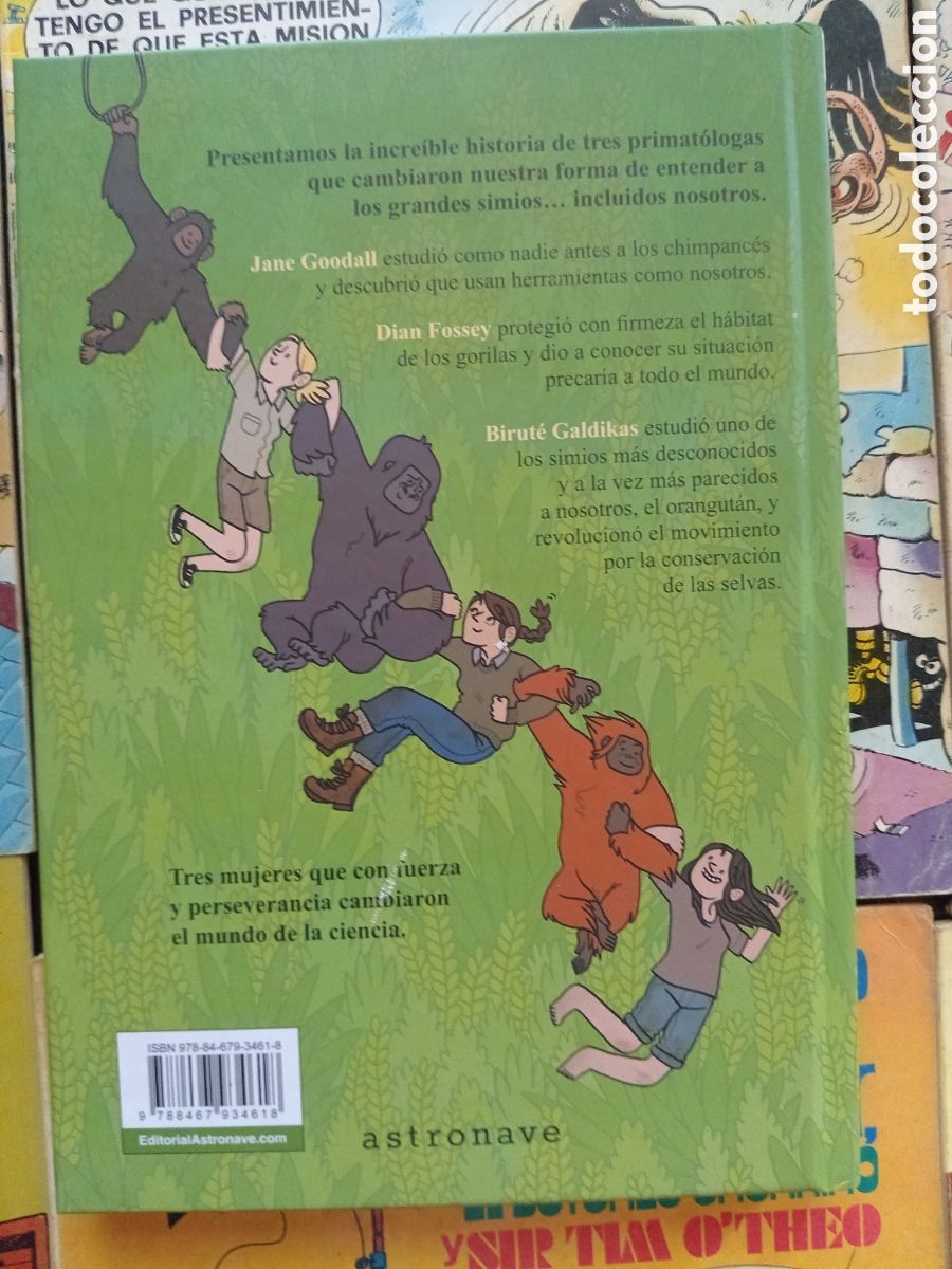 C&oacute;mics: Primates la intr&eacute;pida ciencia de Jane Goodall cj106 - Foto 2