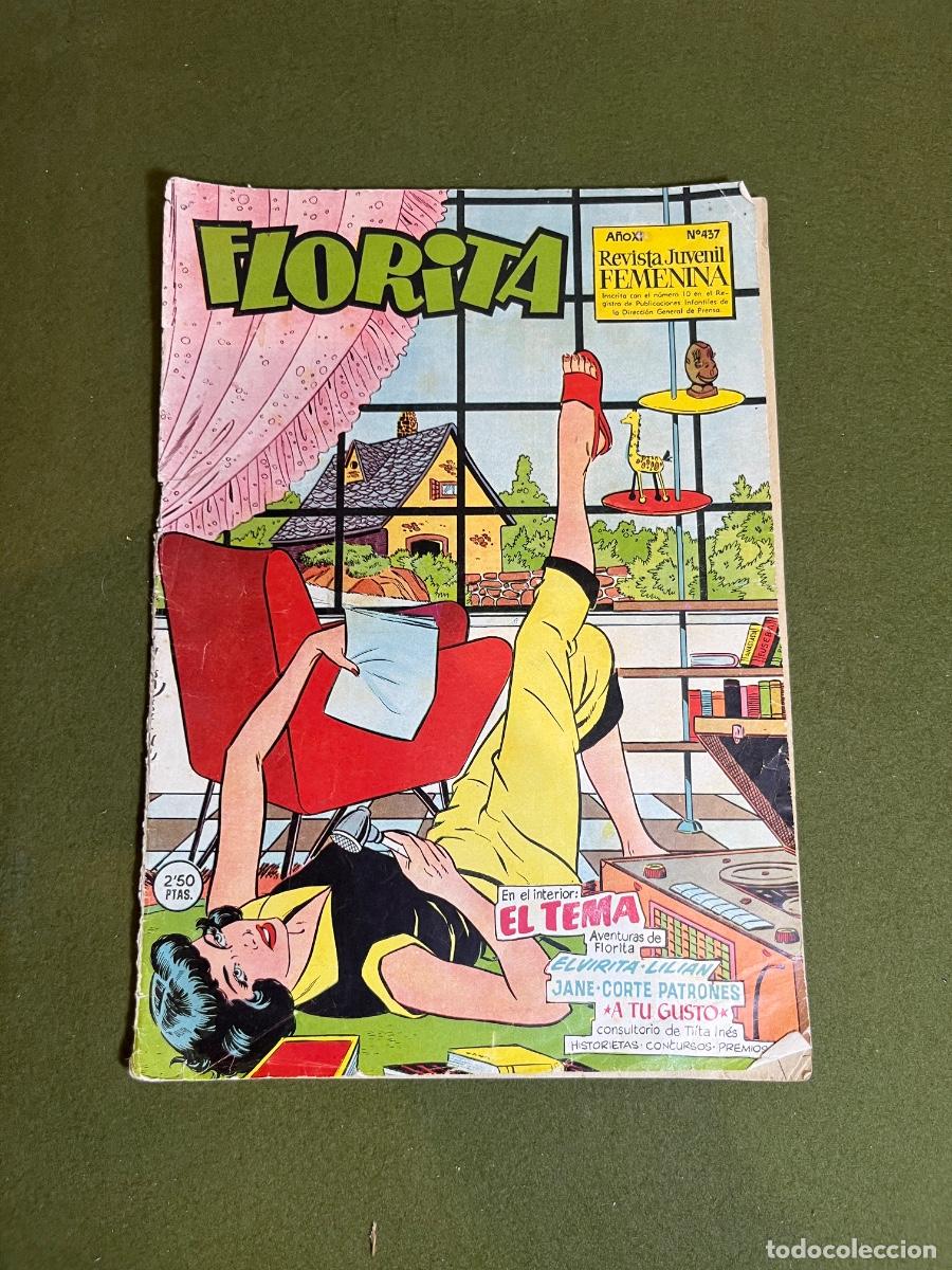 C&oacute;mics: Florita N&ordm; 437 &ndash; Revista Juvenil Femenina &ndash; Ediciones Cl&iacute;pper &ndash; C&oacute;mic Original A&ntilde;os 60
