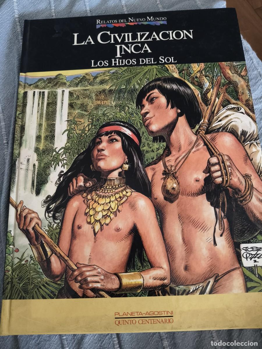 C&oacute;mics: LA CIVILIZACION INCA. LOS HIJOS DEL SOL. MIGUEL ANGEL NIETO / JOSE ORTIZ. COMIC DE LA COLECCION RELA