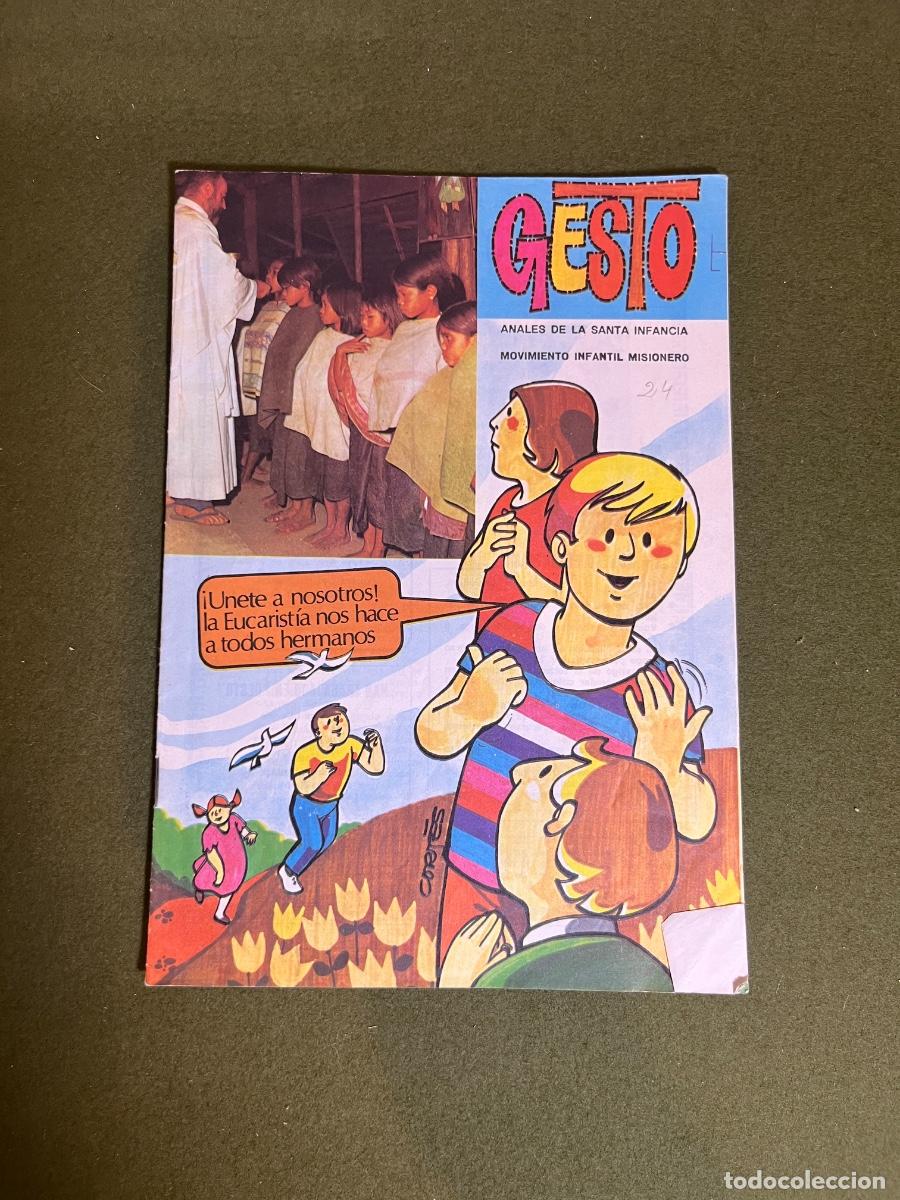 C&oacute;mics: Revista GESTO n&ordm; 2 Abril 1977 Santa Infancia Movimiento Infantil Misionero Original