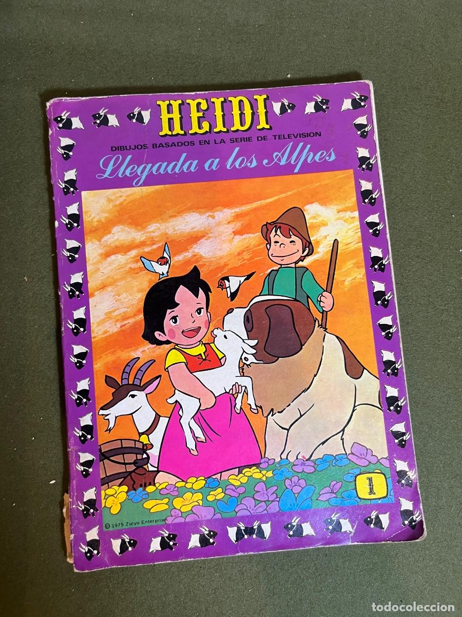 C&oacute;mics: Heidi Llegada a los Alpes N&ordm; 1 Ediciones Recreativas 1975 Serie TV C&oacute;mic Infantil Vintage