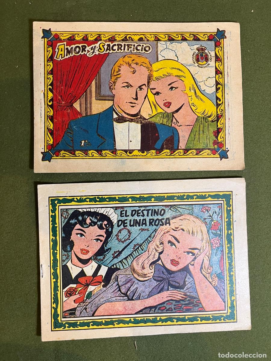 C&oacute;mics: Lote 2 C&oacute;mics Rom&aacute;nticos Vintage Amor y Sacrificio El Destino de una Rosa A&ntilde;os 60 FERMA Soriano