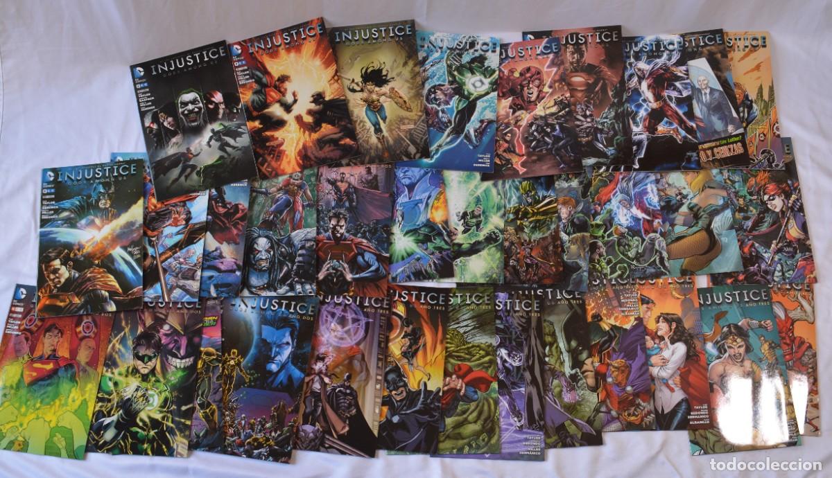 C&oacute;mics: Injustice Gods Among Us 1 al 34 - Incluye A&ntilde;o Uno y A&ntilde;o Dos al completo y parte de A&ntilde;o tres - ECC