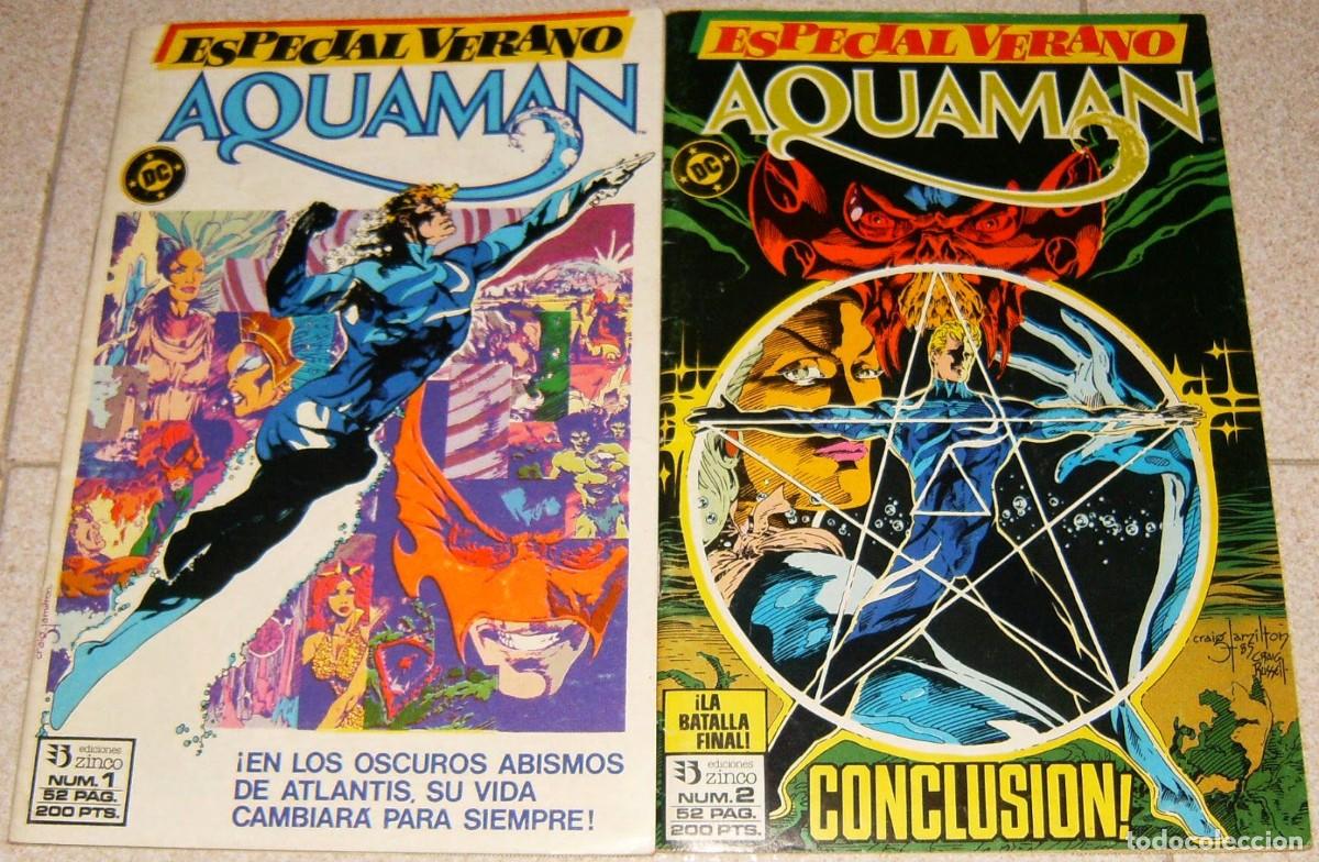 C&oacute;mics: AQUAMAN (Miniserie completa) Zinco. 1 y 2 ESPECIALES