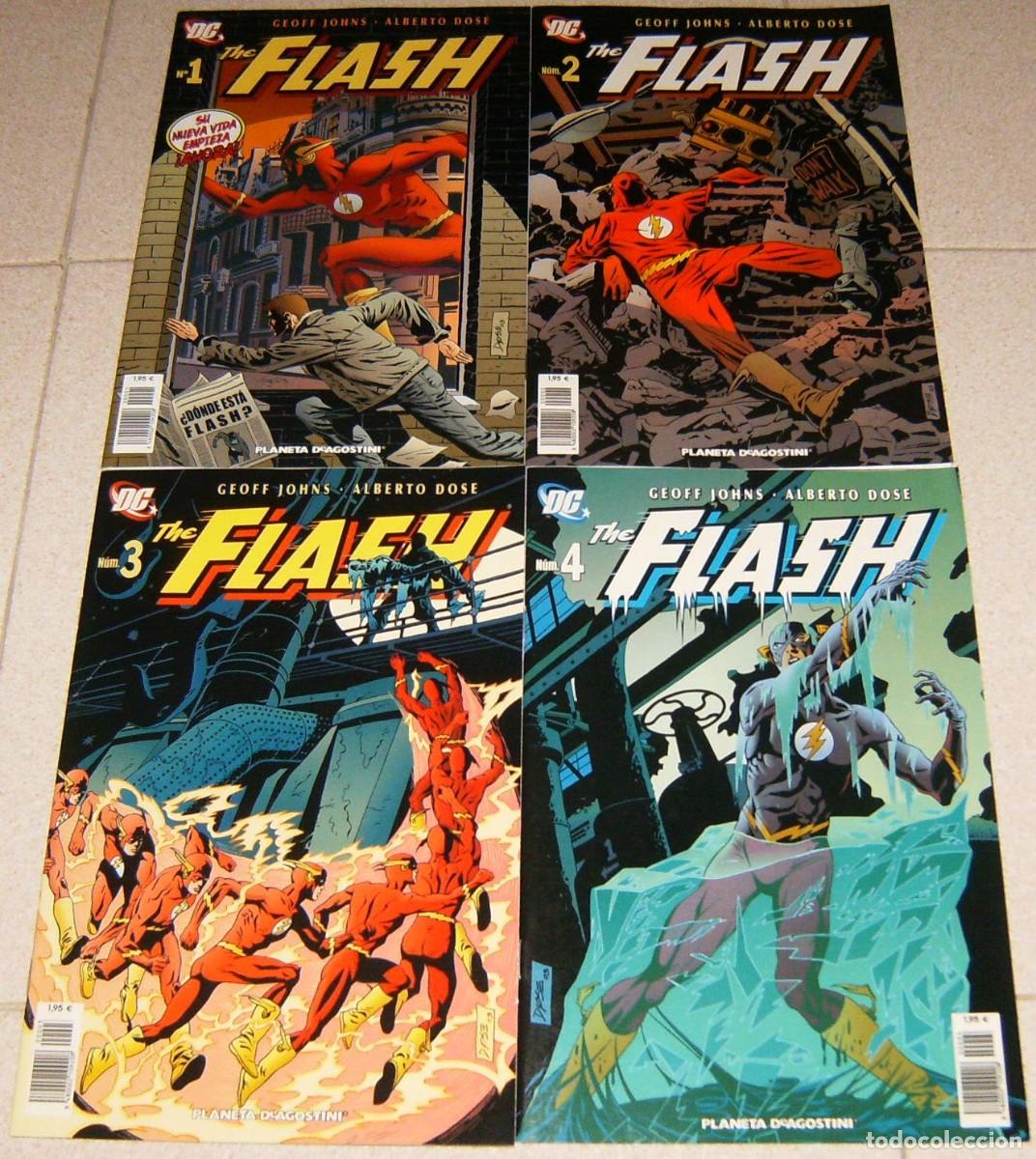 C&oacute;mics: FLASH Vol.1 . 1 2 3 4 . Planeta . LOTE DE 4 N&Uacute;MEROS - Foto 1