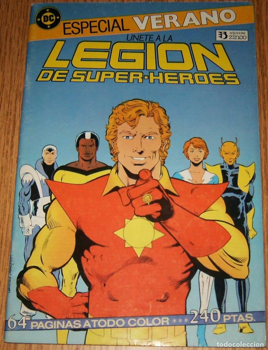C&oacute;mics: LEGION DE SUPERHEROES Zinco. Grapa ESPECIAL VERANO 1987