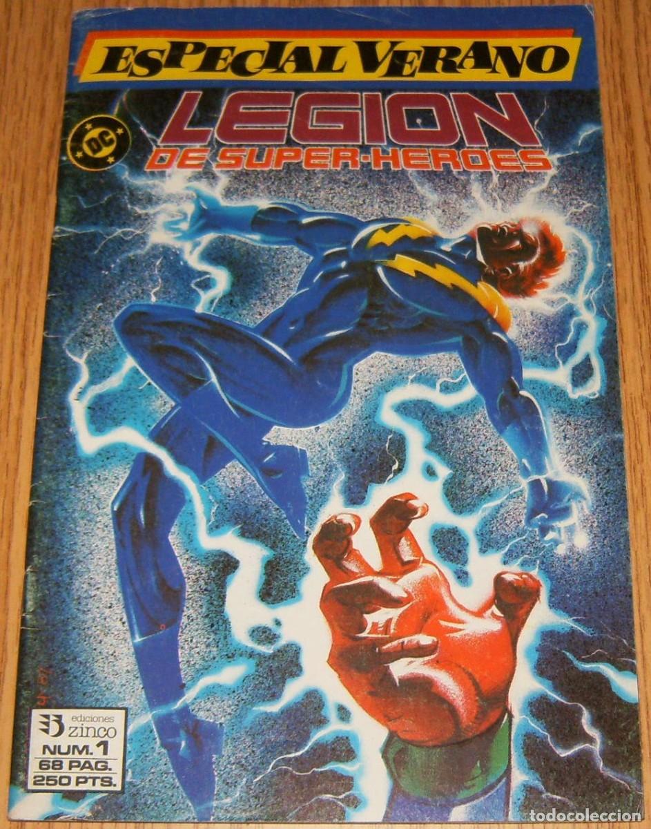 C&oacute;mics: LEGION DE SUPERHEROES Zinco. Grapa ESPECIAL VERANO 1988