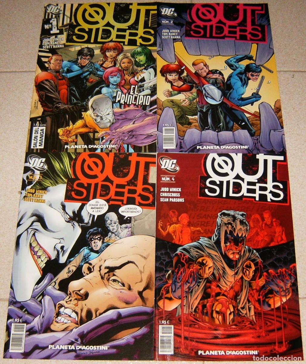 C&oacute;mics: OUTSIDERS Planeta. N&ordm;s 1 2 3 4 LOTE
