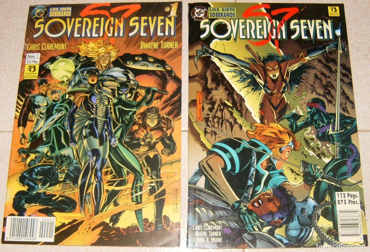 C&oacute;mics: OVEREIGN SEVEN con CLAREMONT Zinco. N&ordm; 1 y Tomo 1 OBRA COMPLETA