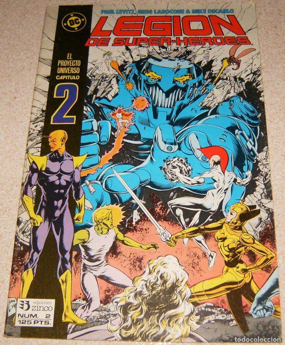 C&oacute;mics: LEGION DE SUPER HEROES 2 grapa Zinco - Foto 1