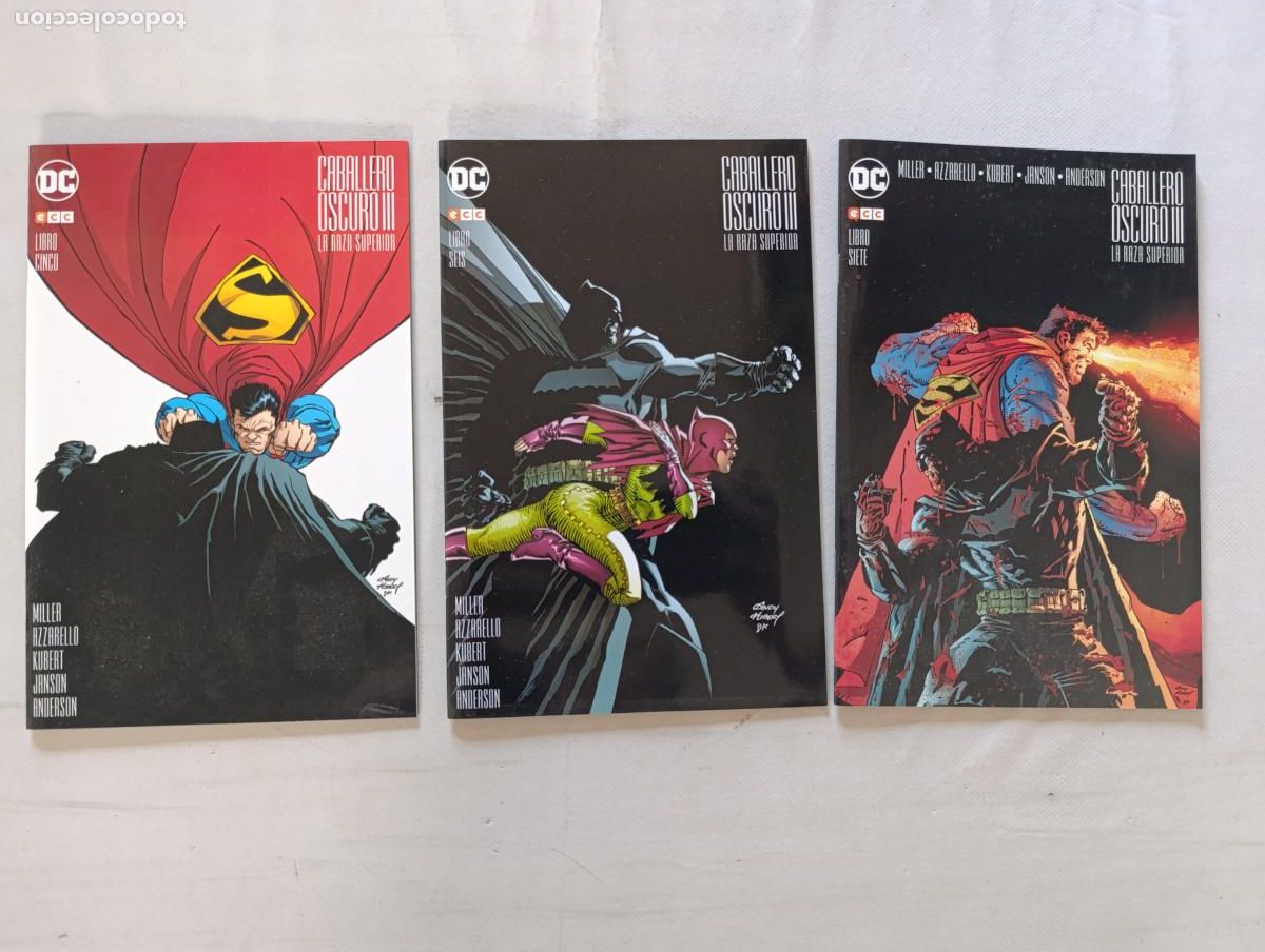 C&oacute;mics: CABALLERO OSCURO III LA RAZA SUPERIOR COMPLETA - 9 NUMEROS - BATMAN - DC - ECC (357w) - Foto 3