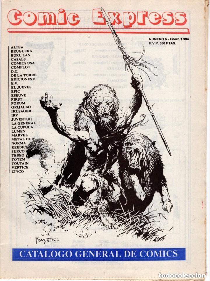 Comics : COMIC EXPRESS N&ordm; 5 ENERO 1994 (CATALOGO DE COMICS) - OFM16