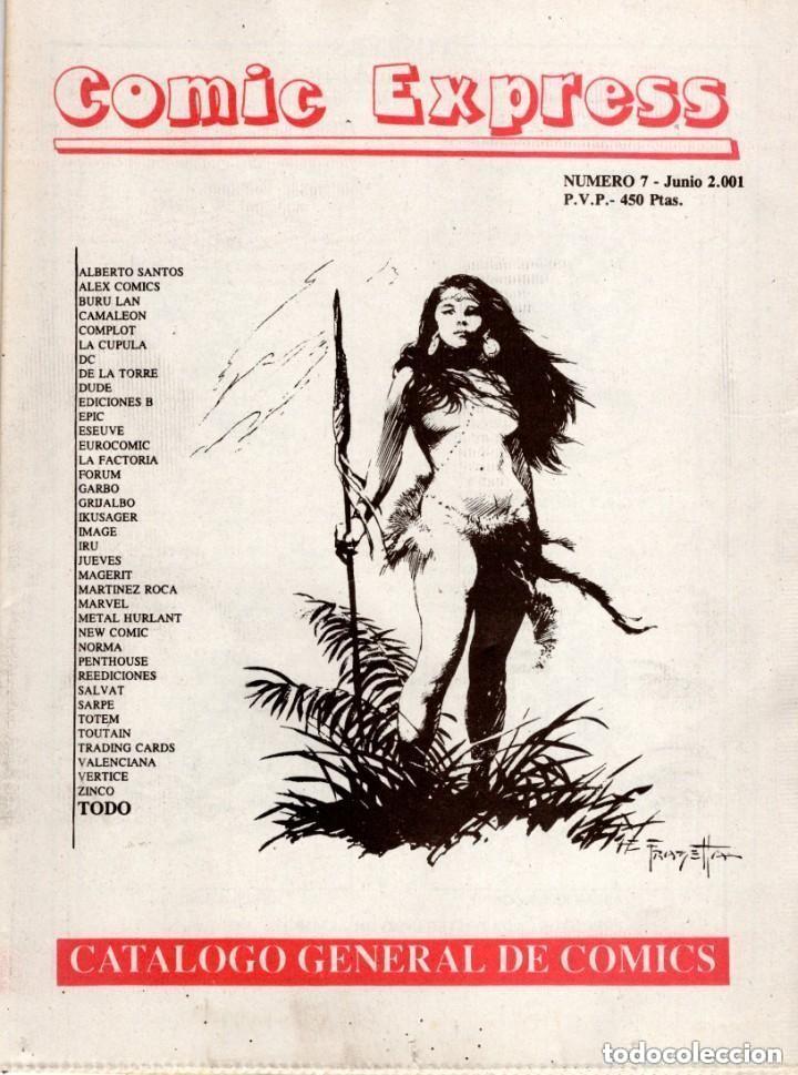 Comics : COMIC EXPRESS N&ordm; 7 JUNIO 2001 (CATALOGO DE COMICS) - OFM16