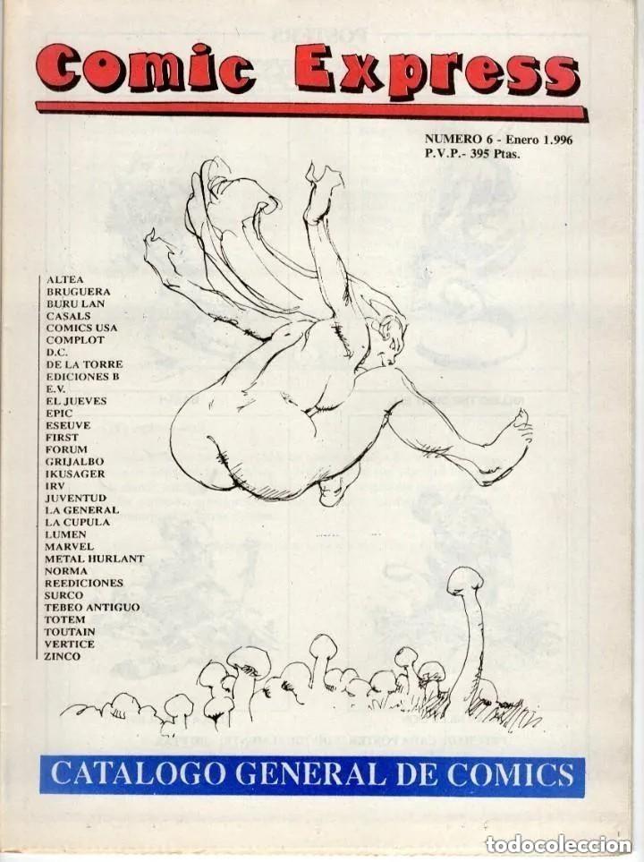Comics : COMIC EXPRESS N&ordm; 6 ENERO 1996 (CATALOGO DE COMICS) - OFM16