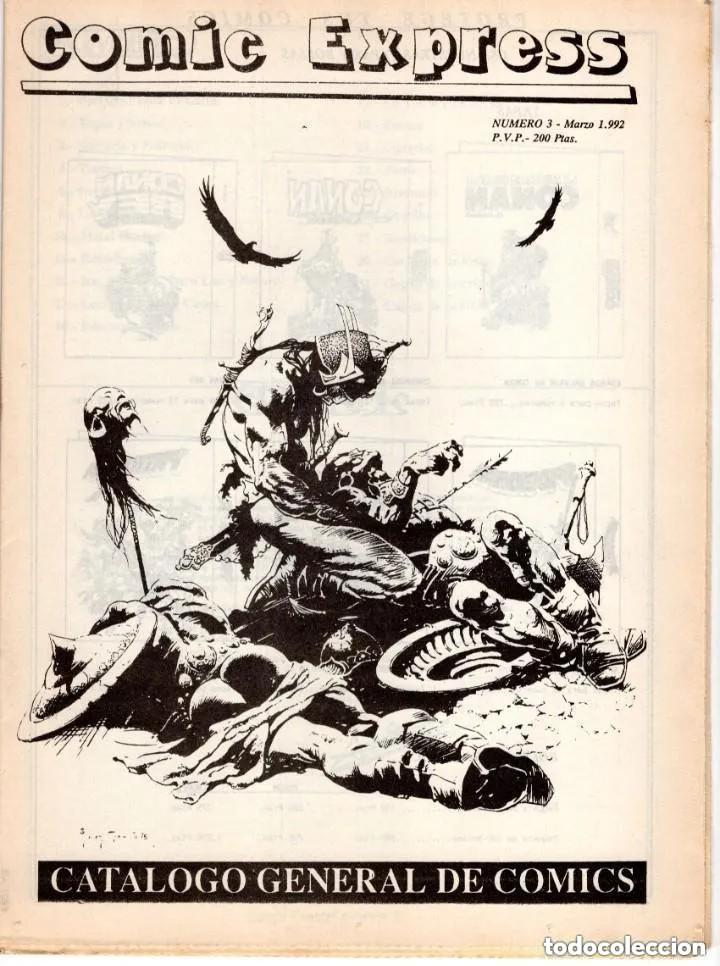 C&oacute;mics: COMIC EXPRESS N&ordm; 3 MARZO 1992 (CATALOGO DE COMICS) - OFM16