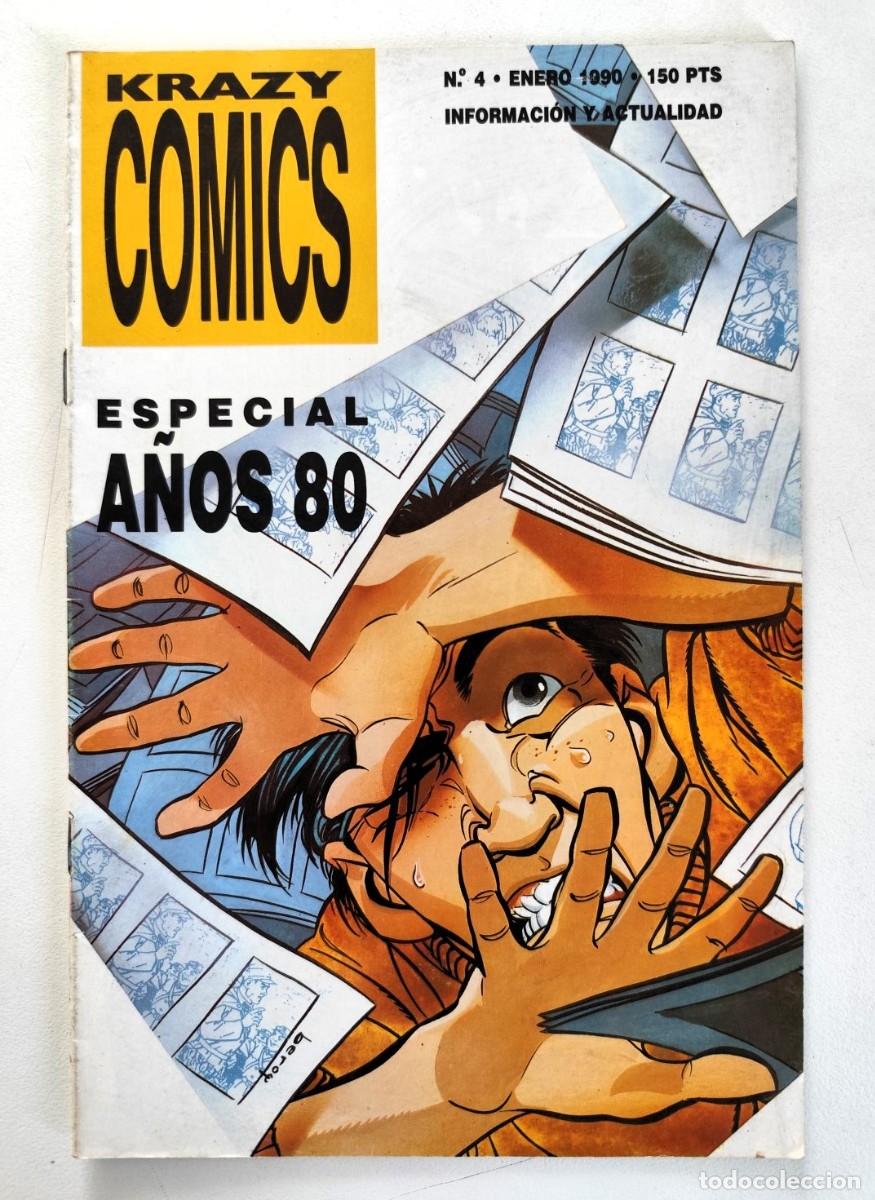 C&oacute;mics: KRAZY COMICS #4 - Especial A&ntilde;os 80 (Joan Navarro, Cels Pi&ntilde;ol, Carlos Pacheco) ~ COMPLOT (1990)
