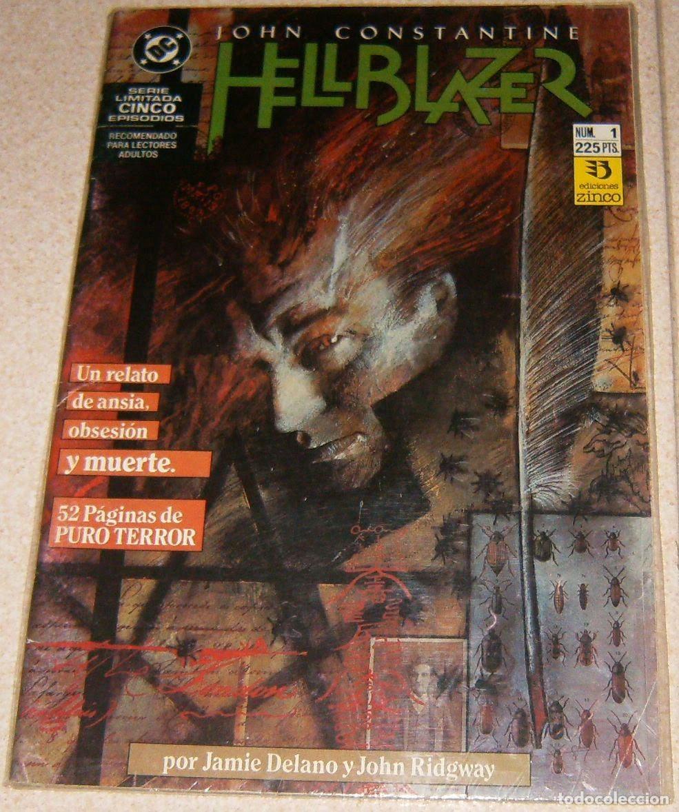C&oacute;mics: HELLBLAZER Vol.1, Ediciones Zinco n&ordm;s 1 y 5 (de 5). NUMEROS SUELTOS