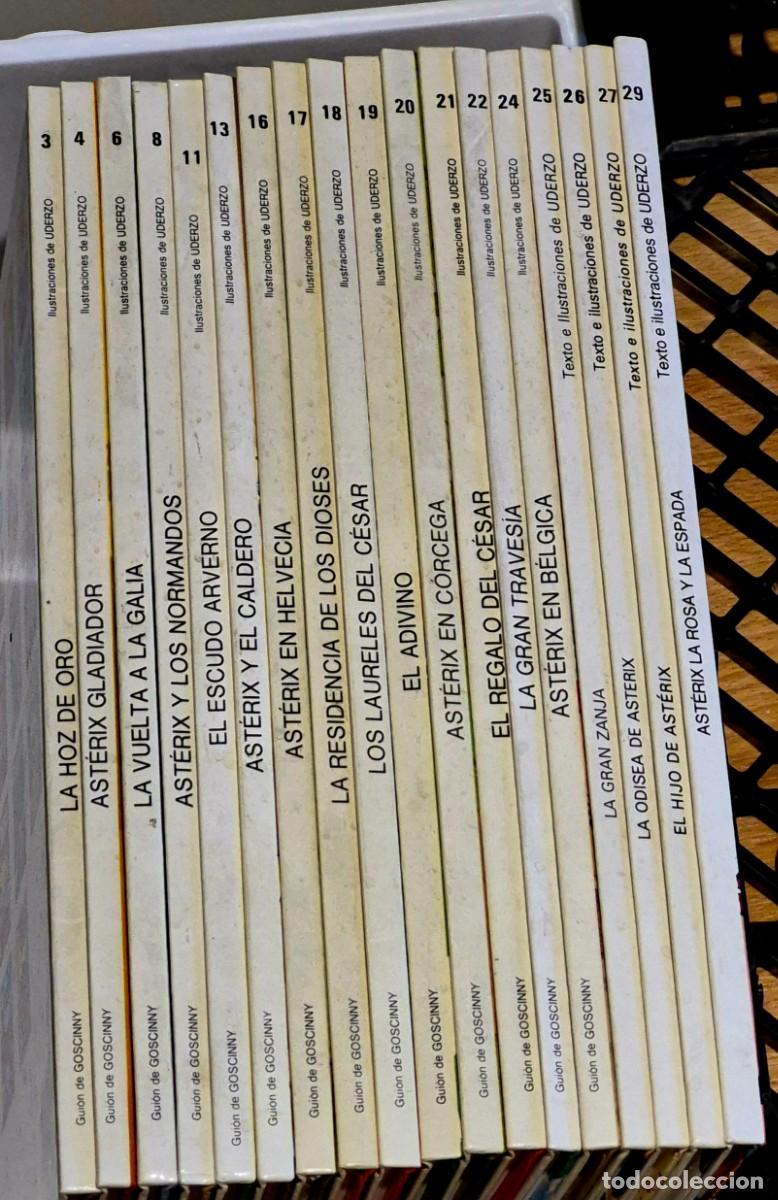 C&oacute;mics: LOTE 18 ALBUMES DE ASTERIX, GRIJALBO A&Ntilde;OS 90 - N&ordm; 3 4 6 8 11 13 16 17 18 19 20 21 22 24 25 26 27 29