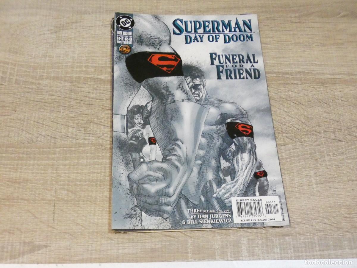 C&oacute;mics: ARKANSAS1980 COMIC USA ESTADO DECENTE SUPERMAN DAY OF DOOM FUNERAL FOR A FRIEND