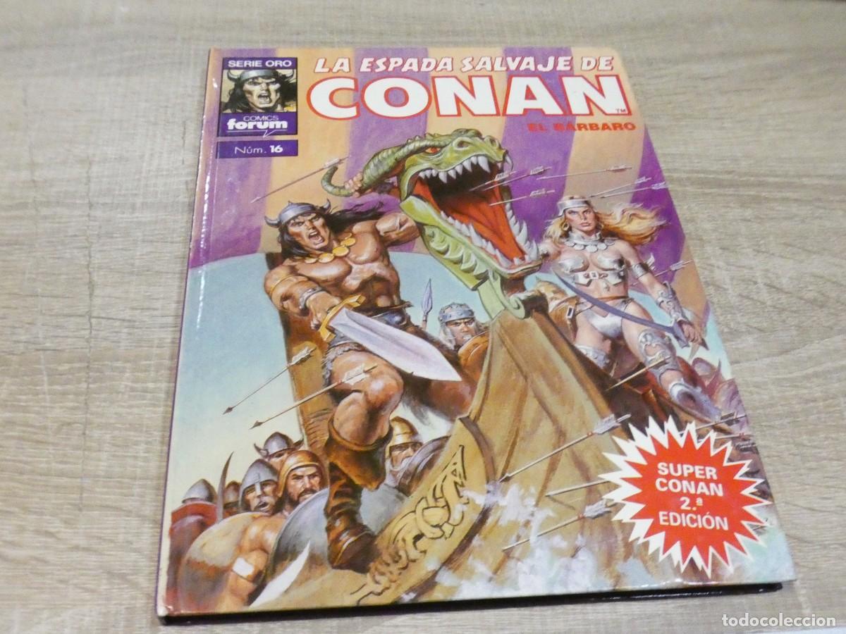 C&oacute;mics: ARKANSAS1980 COMIC USA ESTADO DECENTE ESPADA SALVAJE CONAN BARBARO TAPA DURA FORUM 16