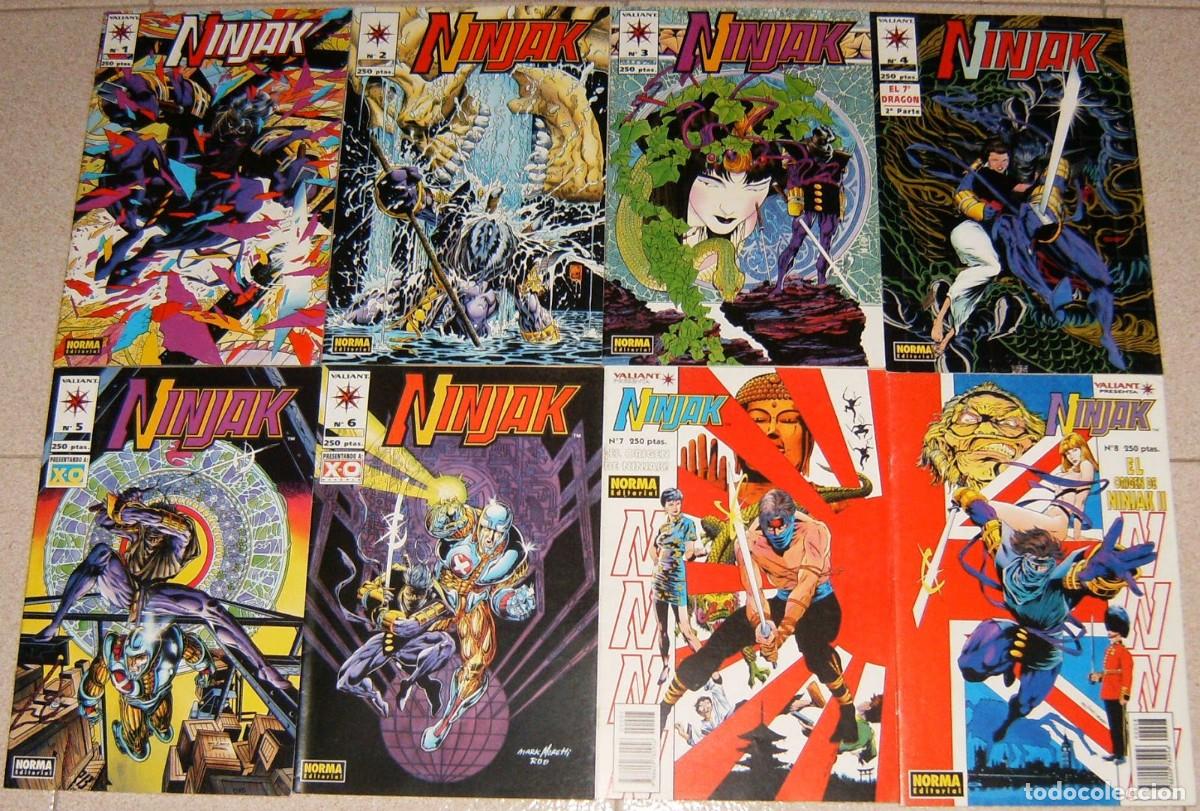 C&oacute;mics: NINJAK (de Joe Quesada) Vol. 1, Norma. N&ordm;s: 1 2 3 4 5 6 7 8 LOTE