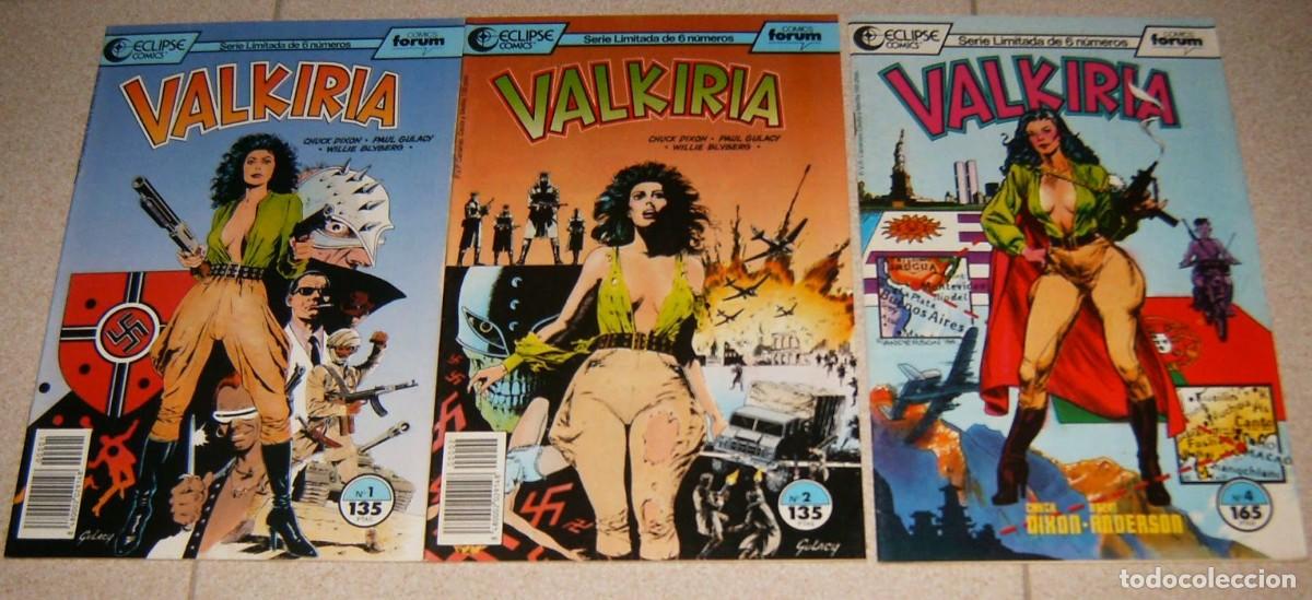 C&oacute;mics: VALKIRIA Eclipse Planeta Forum. NUMEROS 1 2 4 sueltos