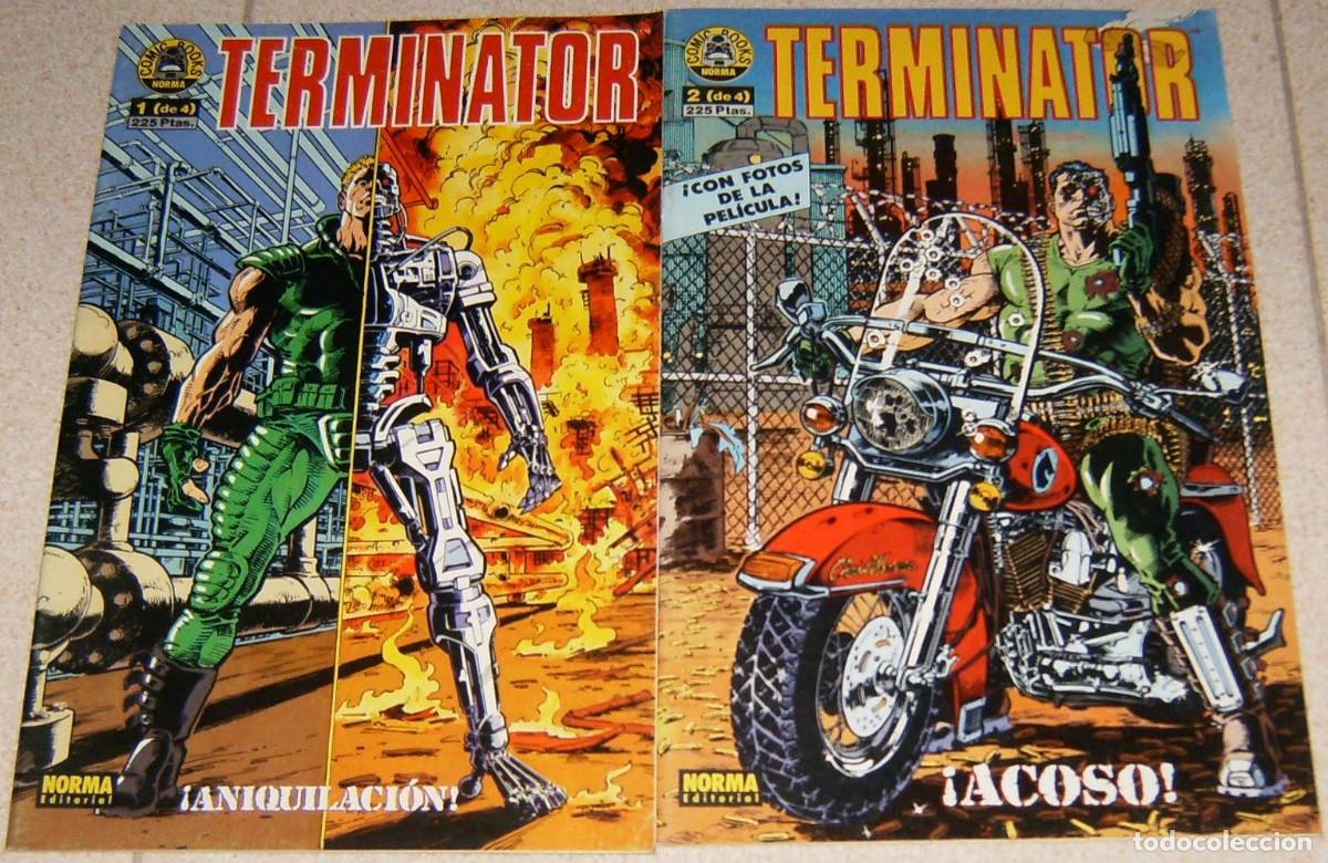 C&oacute;mics: TERMINATOR NUMEROS 1 Y 2 . SUELTOS . NORMA . Primera miniserie