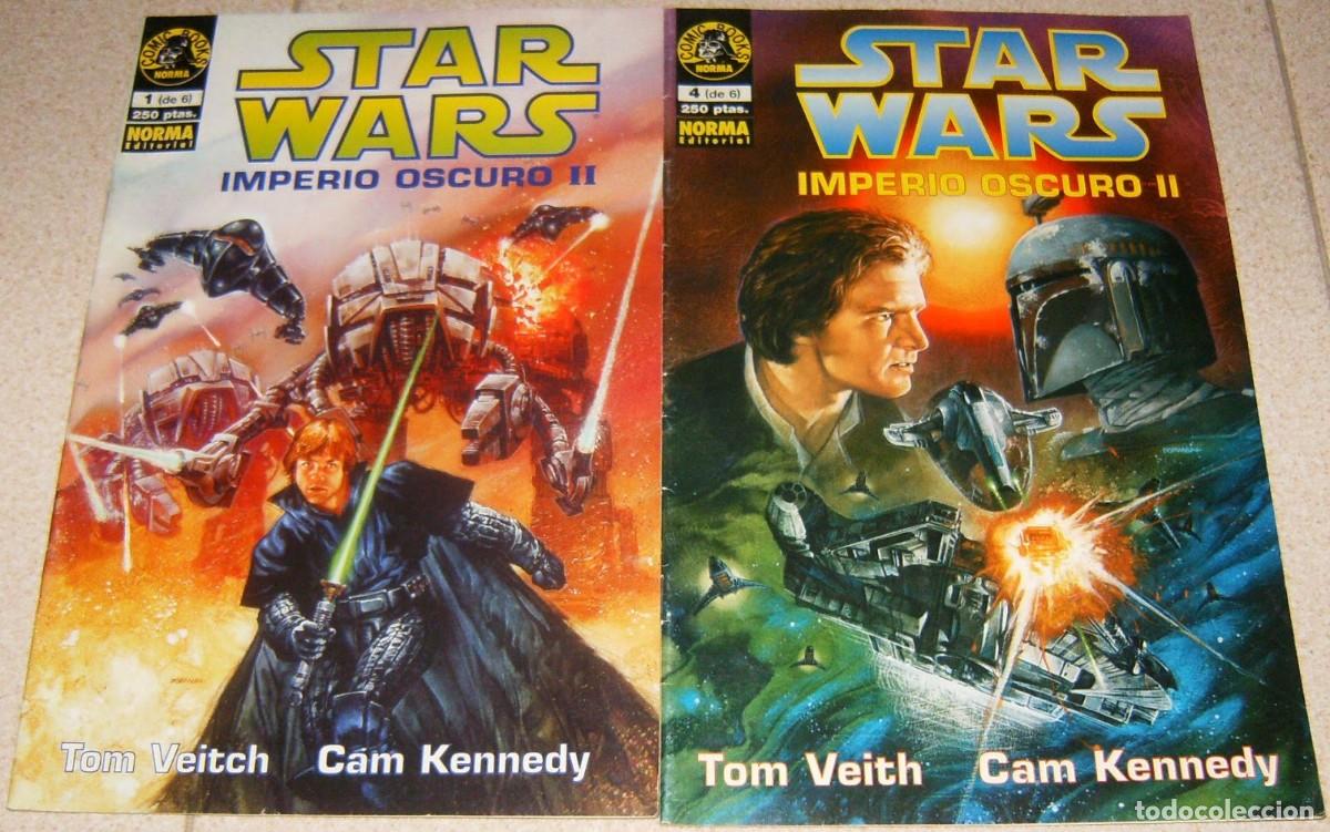 C&oacute;mics: STAR WARS IMPERIO OSCURO II - NUMERO 1 Y 4 DE 6 . NORMA . LOTE O SUELTOS