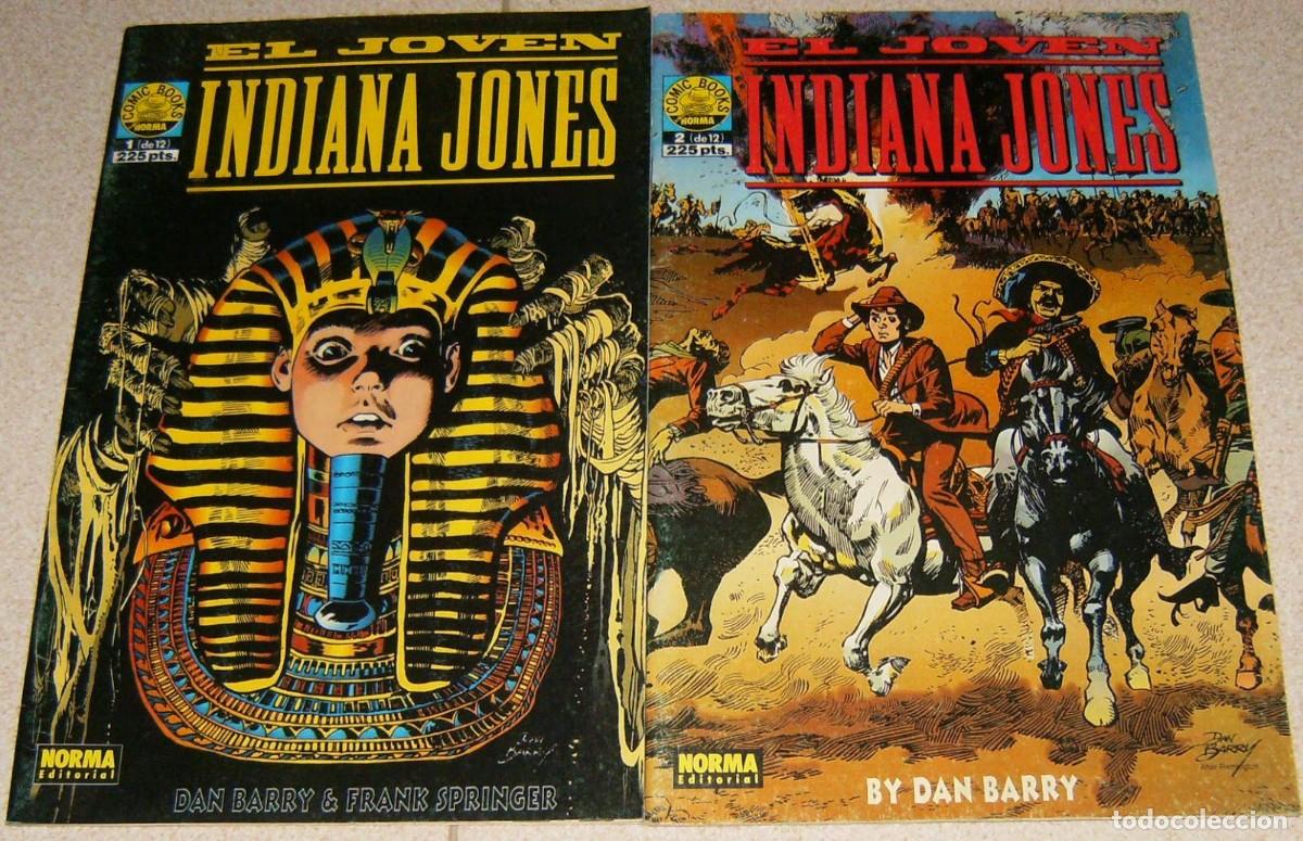 C&oacute;mics: EL JOVEN INDIANA JONES - NUMERO 1 Y 2 DE 12 . NORMA . LOTE O SUELTOS