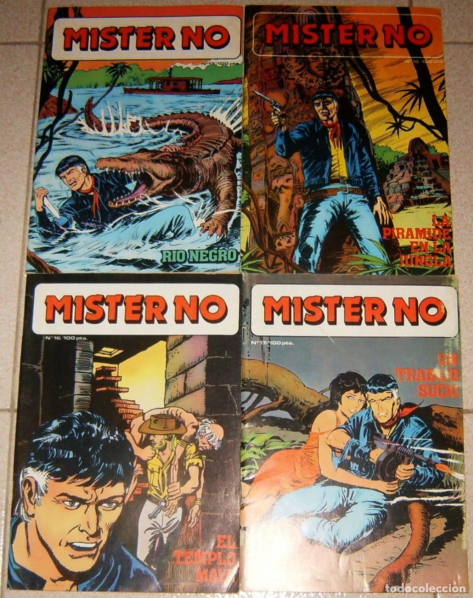C&oacute;mics: MISTER NO . n&uacute;meros 13 15 16 17 . LOTE