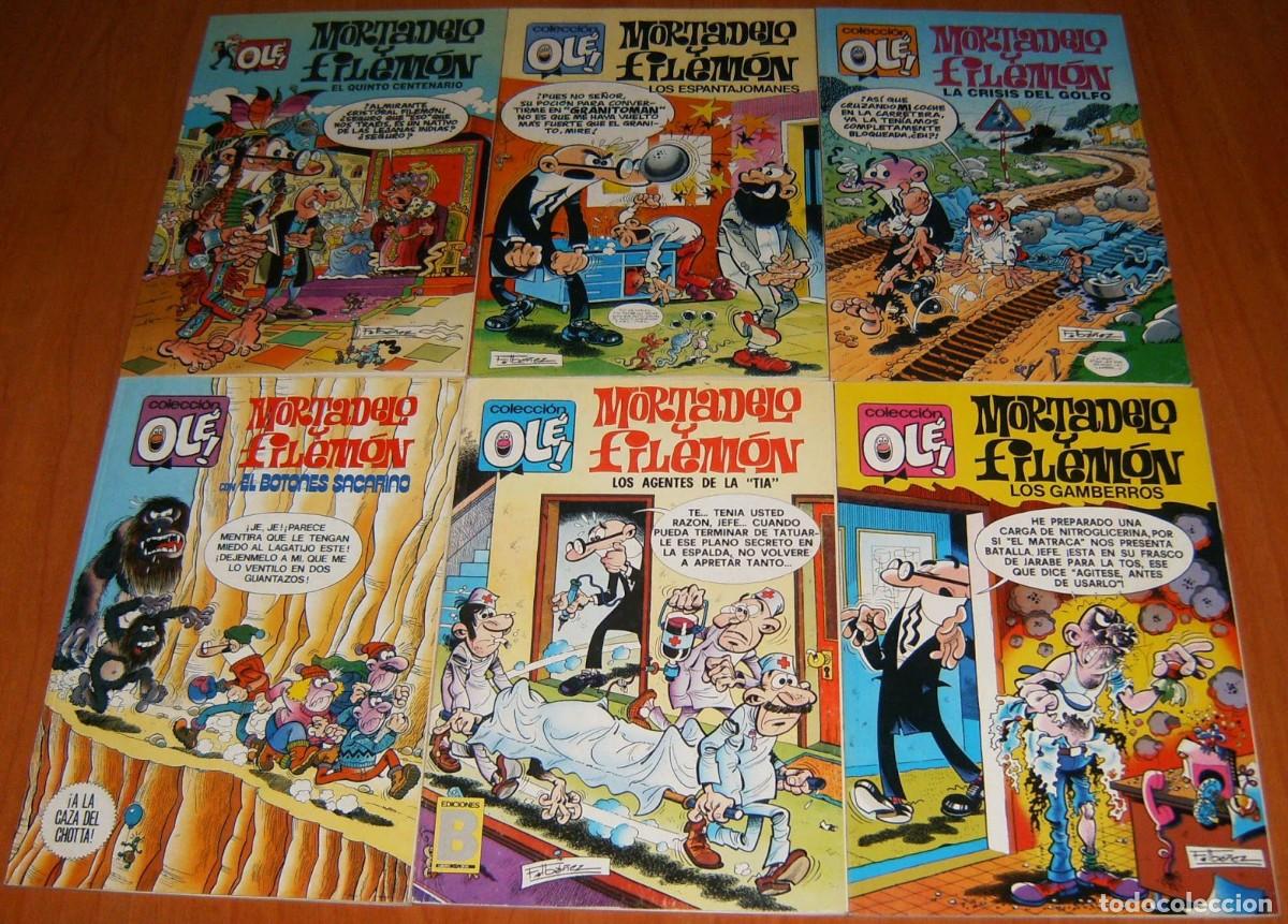 C&oacute;mics: MORTADELO y FILEMON Ediciones B N&ordm;s 2 209 213 220 223 252 NUMEROS SUELTOS