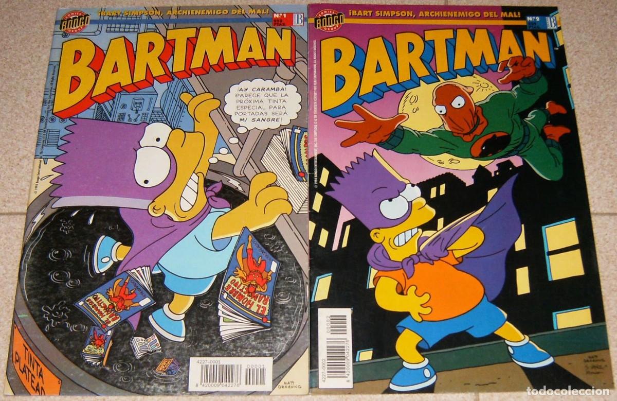 C&oacute;mics: BARTMAN NUMEROS 1 Y 2 FORUM , GRAPA , SUELTOS