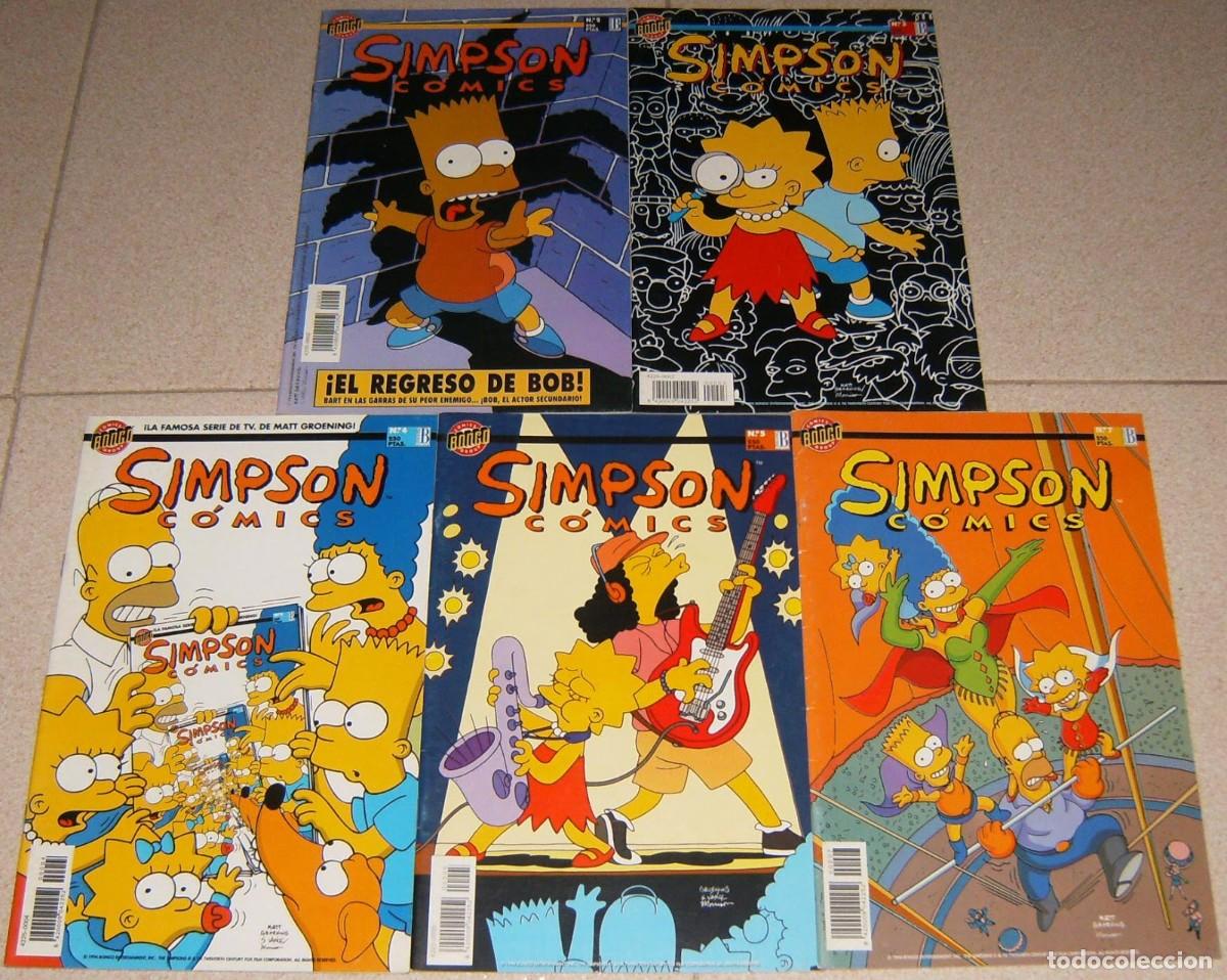 C&oacute;mics: SIMPSON COMICS . NUMEROS 2 3 4 5 7 - BONGO - EDICIONES B, SUELTOS