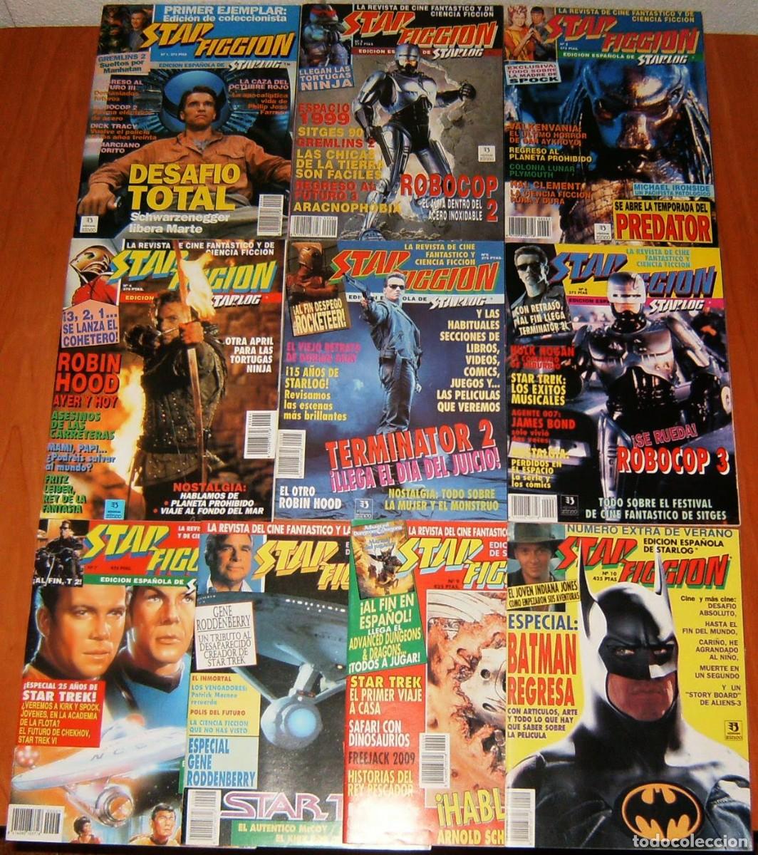 C&oacute;mics: STARFICCION (STARLOG) Ediciones Zinco 1 2 3 4 5 6 7 8 9 10, LOTE