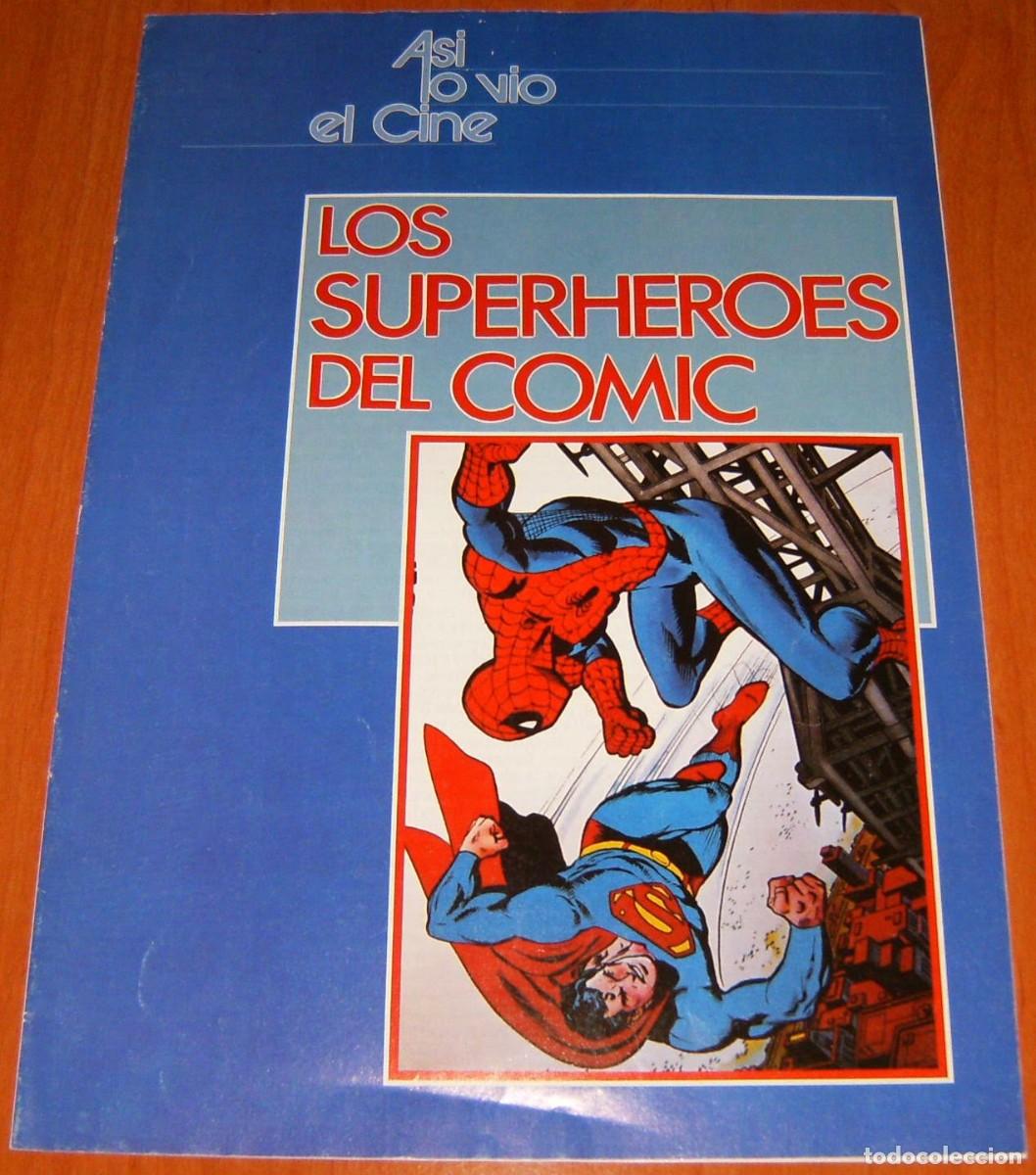 C&oacute;mics: LOS SUPERHEROES DE COMICS (As&iacute; lo vi&oacute; el cine) SUPLEMENTO ESPECIAL de la revista Mas All&aacute; CUADERNO-R