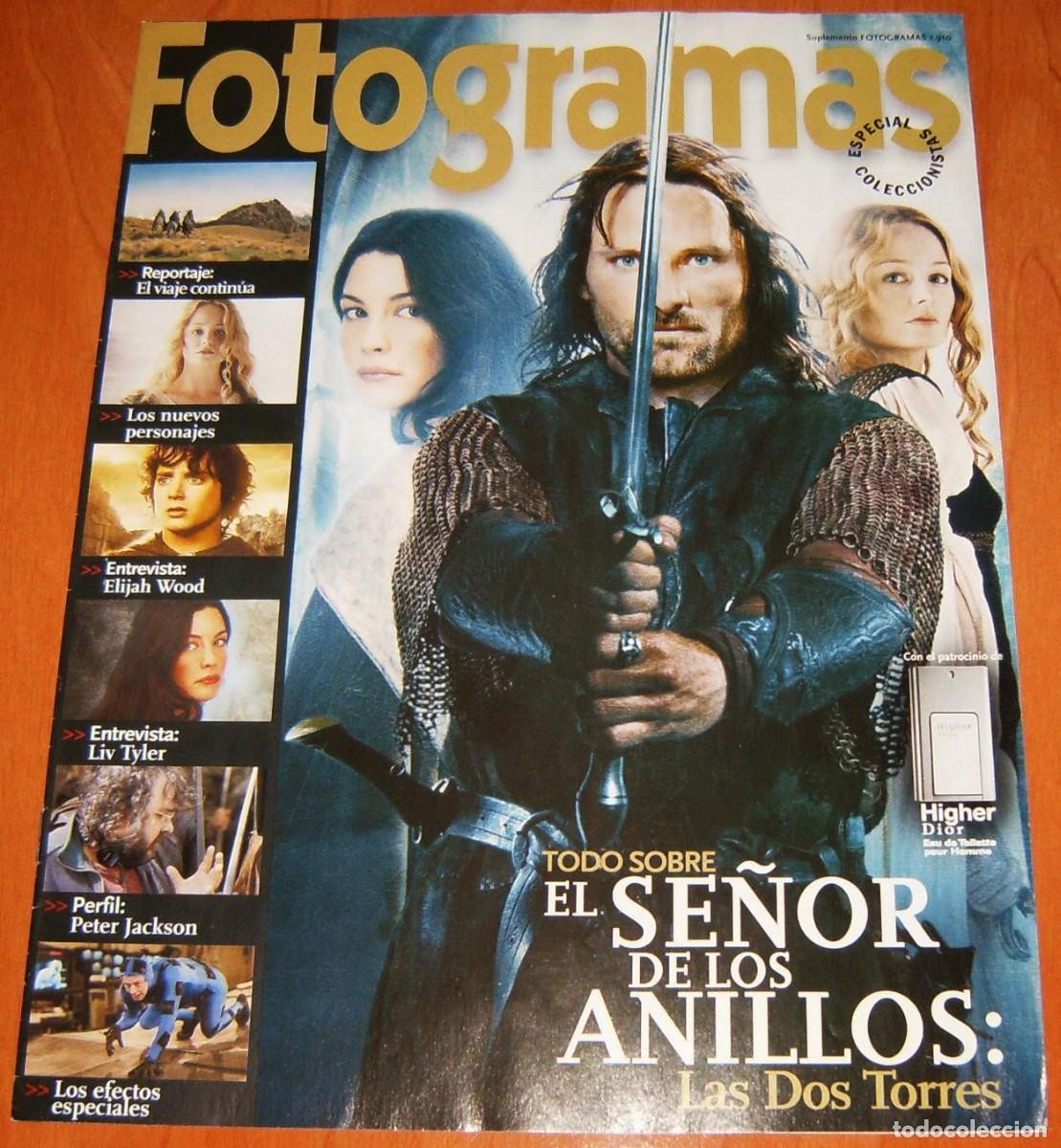 C&oacute;mics: EL SE&Ntilde;OR DE LOS ANILLOS LAS DOS TORRES SUPLEMENTO ESPECIAL de la revista Fotogramas CUADERNO-REVISTA
