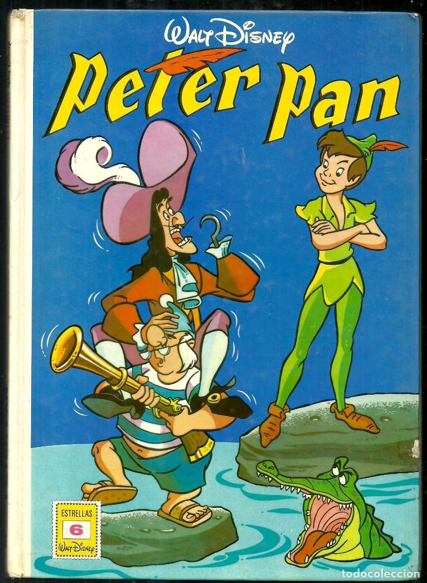 C&oacute;mics: Comics. Estrellas Walt Disney n&ordm; 6. Peter Pan. Edic. Recreativas. 1986