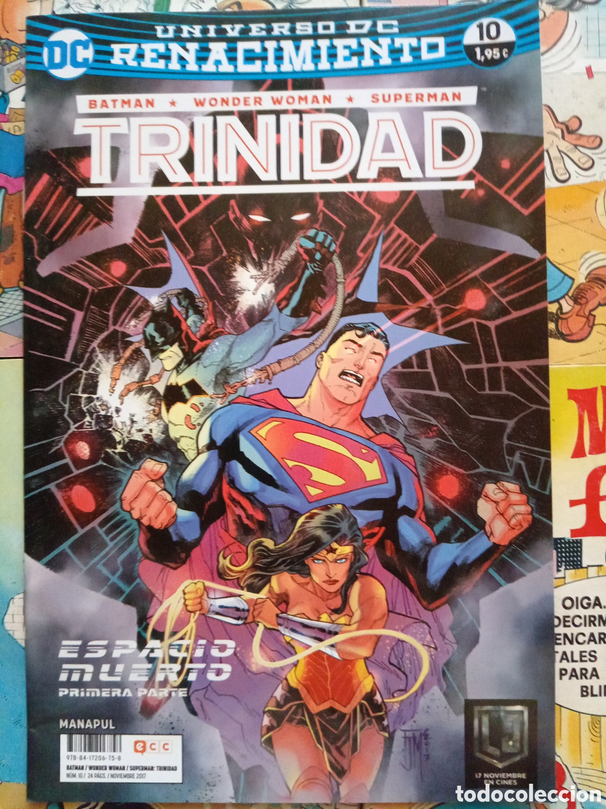 C&oacute;mics: Universo DC renacimiento Trinidad 10-11 y 12 saga completa Espacio muerto cj106