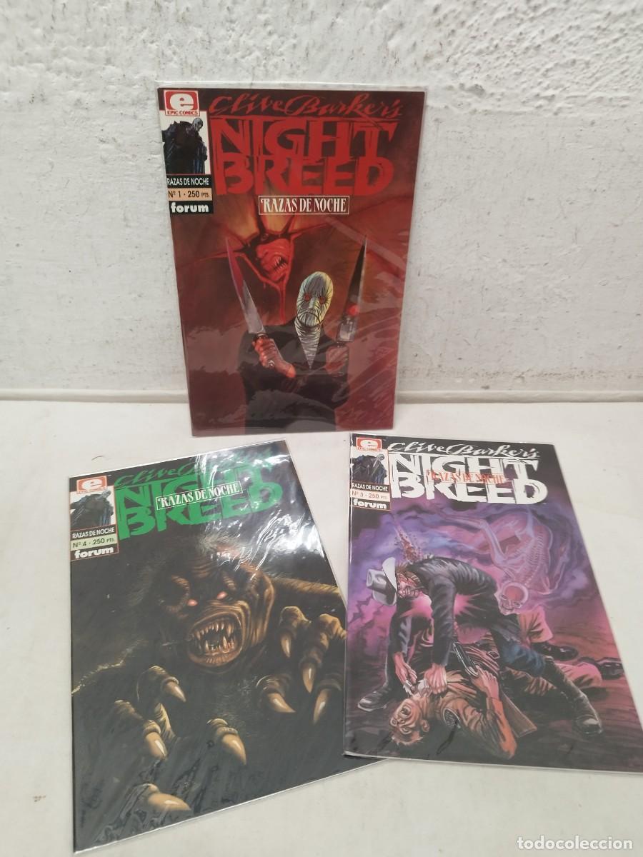 C&oacute;mics: 3 comics Night Breed Ns&ordm; 1-3-4. Razas de noche, Epic comics. - Foto 1